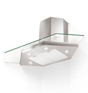 Corner range hood - PREMIO  - Faber S.p.A - ducted / with built-in lighting
