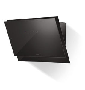 Wall-mounted range hood - BLACK TIE - Faber S.p.A - original design / with built-in lighting / black
