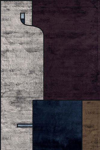 Contemporary rug - FACE TWO - Sirecom Tappeti - patterned / New Zealand wool / rectangular