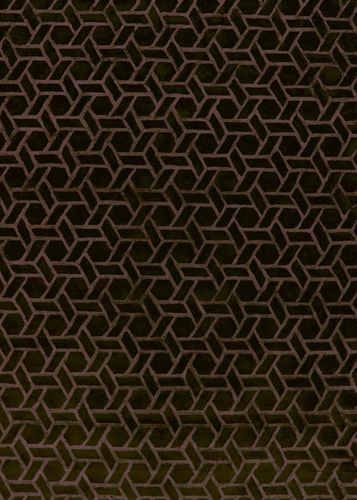 Contemporary rug - KNOT DARK - Sirecom Tappeti - patterned / bamboo fiber / New Zealand wool