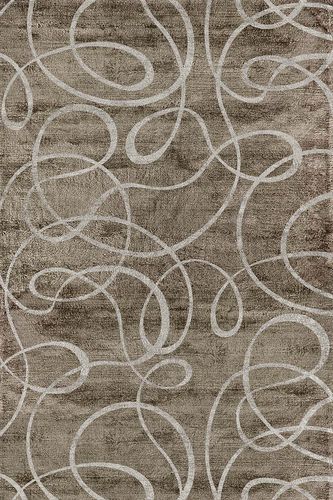 Contemporary rug - MELBOURNE MINK - Sirecom Tappeti - patterned / bamboo fiber / New Zealand wool