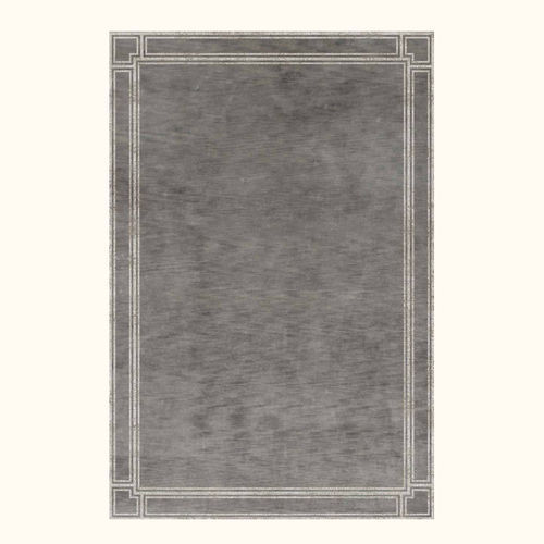 Contemporary rug - ATENE SAND - Sirecom Tappeti - geometric pattern / bamboo / wool