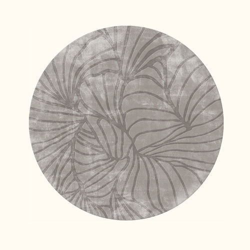 Contemporary rug - SHELL - Sirecom Tappeti - tufted / bamboo / round