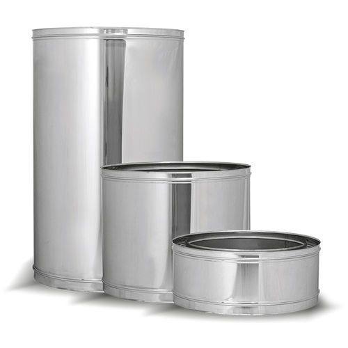 Stainless steel smoke flue - INOXSABIANA 50 - Sabiana - copper / 316 stainless steel / 316 L stainless steel