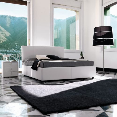 Double bed - VARADERO - Falegnami - contemporary / upholstered / with headboard