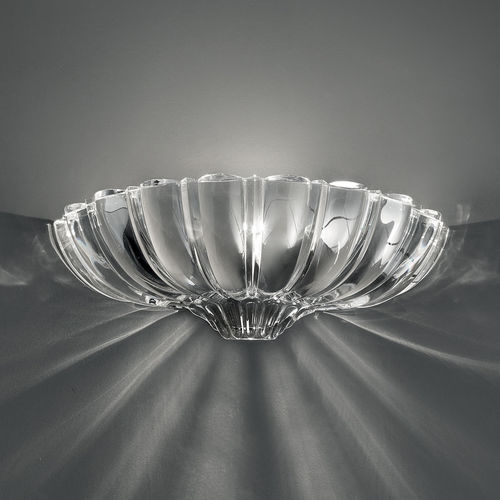 Contemporary wall light - PASCALE P 40 - Leucos srl - indoor / chrome / crystal