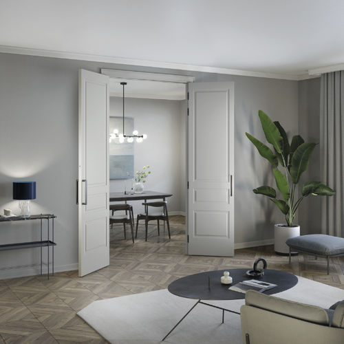 Double leaf door - VENEZIA 7G - BARAUSSE - interior / wooden / swing