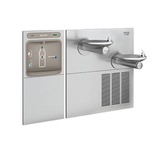 Cold water dispenser EZWSSFGRN28K Elkay contactless / for bottle