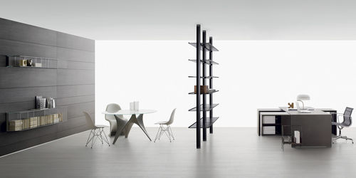 Executive desk - CORNER - Citterio - contemporary / wooden / with storage compartment