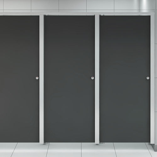 HPL washroom cubicle - OASIS  - Thrislington Cubicles - glass / wooden / aluminum
