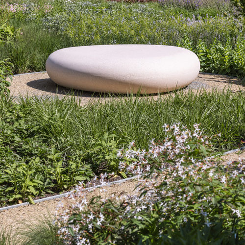 Contemporary public bench - PETRA series  - Escofet - concrete / without backrest / without armrests