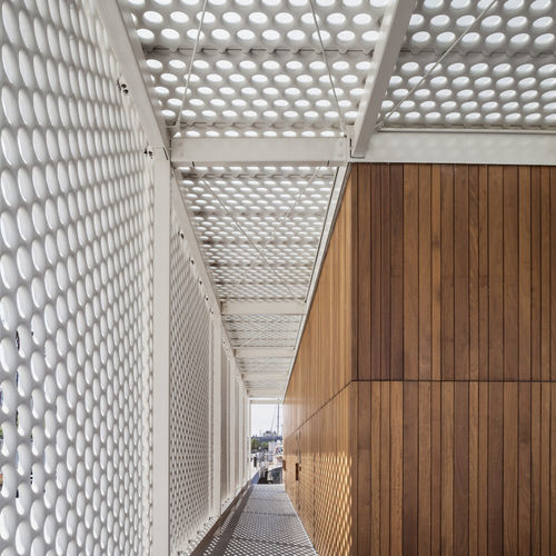 Precast concrete screen wall - SCOB LATTICE - Escofet - outdoor / modular