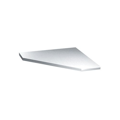 Fixed shower seat - 0010 - American Specialties, Inc. - wall-mounted / stainless steel / commercial
