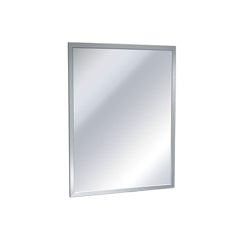 Wall-mounted mirror - 0600 SERIES - American Specialties, Inc. - contemporary / rectangular / stainless steel