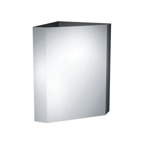 Public waste bin - TRADITIONAL™ - American Specialties, Inc. - wall-mounted / stainless steel / indoor