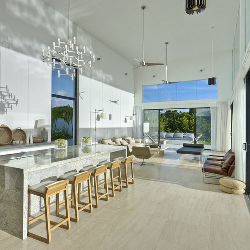 Stone flooring - MOCA CREME - LUSOROCHAS NATURAL STONE - granite / indoor / for living rooms