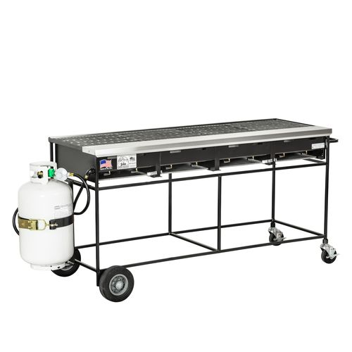 Gas grill - A4CC-LPCI - Big John Grills & Rotisseries - countertop / floor-mounted / commercial
