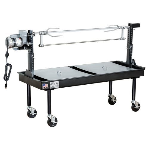Charcoal rotisserie - M-35B - Big John Grills & Rotisseries - electric / commercial