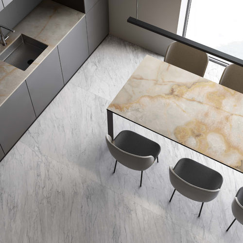 Porcelain stoneware tile - CARRARA  - Casalgrande Padana - polished / high-gloss / indoor