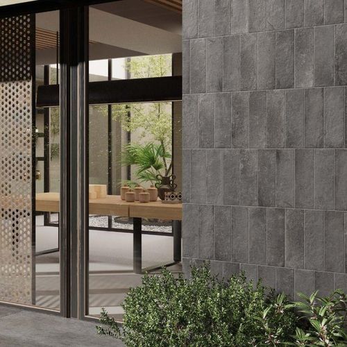 Porcelain stoneware tile - MURETTO LAVA - Casalgrande Padana - natural finish / indoor / bathroom