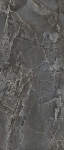 Porcelain stoneware tile - Alabastri Black - Casalgrande Padana - indoor / floor / marble look