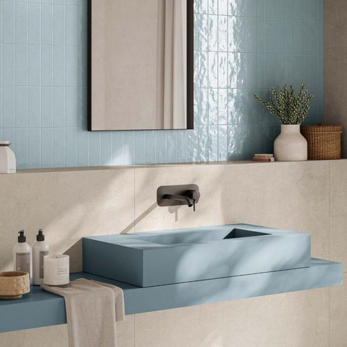 Countertop washbasin - AQUATIO - Casalgrande Padana - built-in / free-standing / porcelain stoneware
