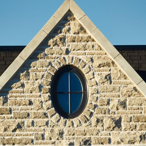 Natural stone wall cladding - MAHOGANY - LAURIER - General Shale - exterior / glued / contemporary