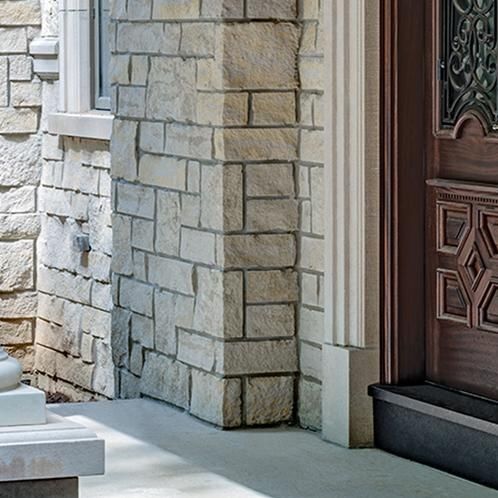 Stone wall cladding - GLACIER - EDGE ROCK - General Shale - exterior / glued / contemporary