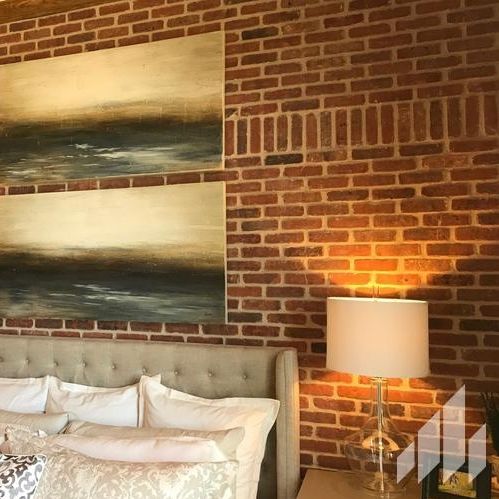 Clay cladding brick - TRAINSTATION - General Shale - interior / glued / contemporary