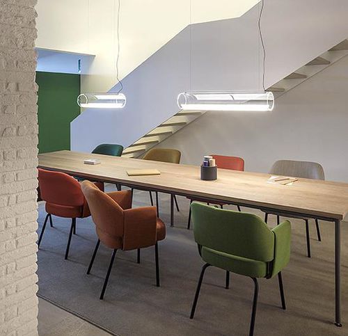 Pendant lamp - Guise - VIBIA LIGHTING - aluminum / borosilicate glass / contemporary