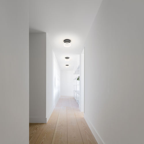 Contemporary ceiling light - Guise - VIBIA LIGHTING - round / aluminum / LED