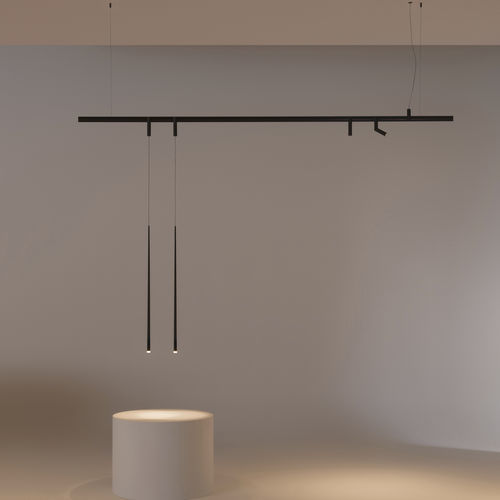 Pendant lamp - Bind  - VIBIA LIGHTING - aluminum / blown glass / PMMA