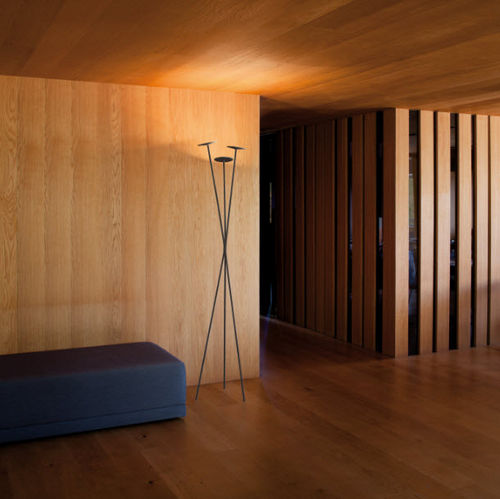 Floor-standing lamp - Skan - VIBIA LIGHTING - steel / alloy / contemporary