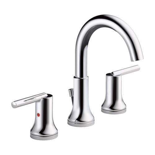 Double-handle washbasin mixer tap - TRINSIC® : 3559-MPU-DST-IN - Delta - countertop / metal / bathroom