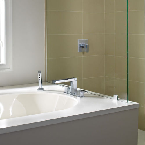 Shower mixer tap - ARA™ : T4768 - Delta - for bathtub / deck mounted / chromed metal