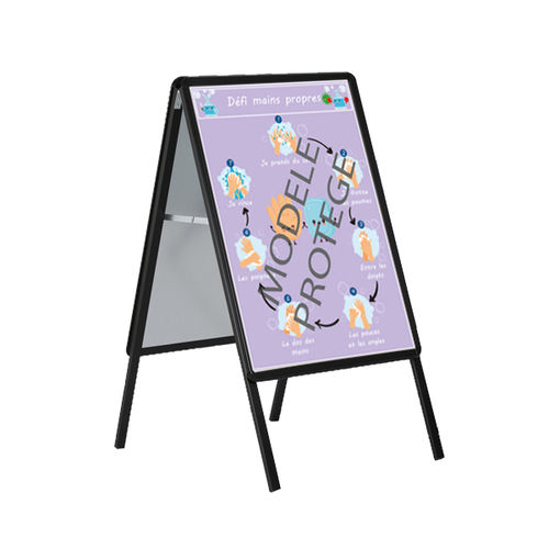 Free-standing display panel - 2153 NR series - EDIMETA - indoor / outdoor / easel