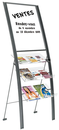 Self-supporting brochures rack - 2001N - EDIMETA - Plexiglas® / for shop