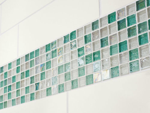 Glass mosaic tile - ORIGINS GLASS : AIR BLEND - Crossville - textured / indoor / kitchen