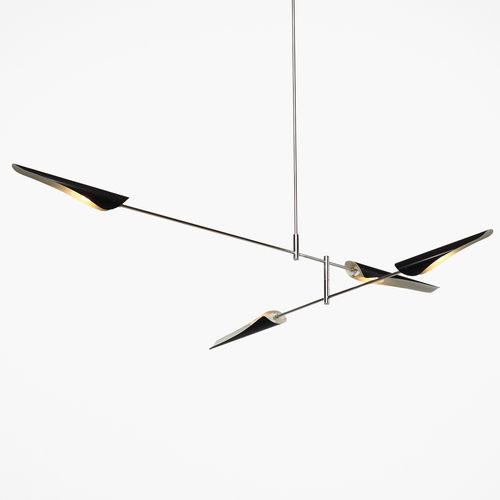Pendant Lamp Sarus Mobile Triode Design Aluminum Contemporary Adjustable Pendant Lamp Sarus Mobile Triode, David Weeks Sarus Chandeliers