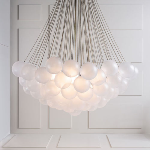 Contemporary chandelier - CLOUD - Triode Design - glass / metal / commercial