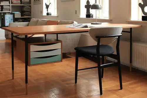 Wooden office unit - NYHAVN - Triode Design - 3-drawer / by Finn Juhl