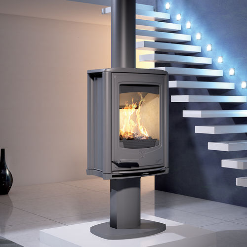 Wood heating stove - JADE - SEGUIN - 7 kW / central / contemporary