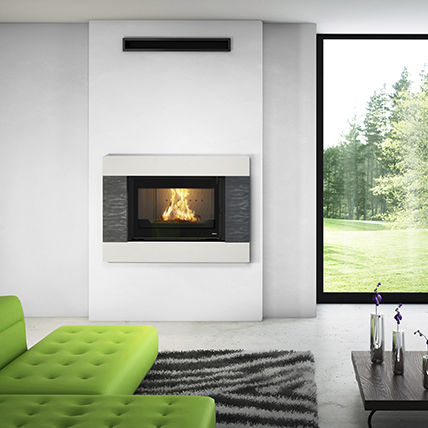Wood-burning fireplace - MALKA - SEGUIN - gas / pellet / built-in