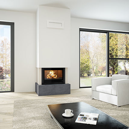 Wood-burning fireplace - MAYA - SEGUIN - gas / pellet / built-in