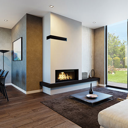 Wood-burning fireplace - OOLONG - SEGUIN - gas / pellet / free-standing