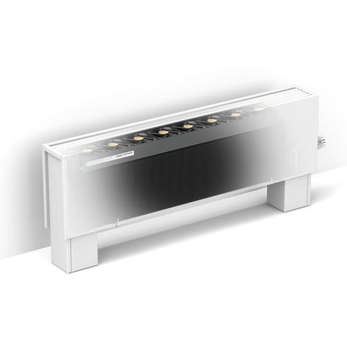 Hot water radiator - MINI - JAGA - modern / metal / black