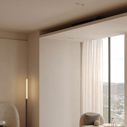 Hot water radiator - CLIMA BEAM - JAGA - contemporary / sheet steel / black