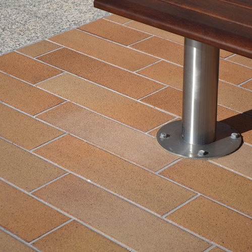 Stoneware tile - NATURAL - TERRAKLINKER - GRES DE BREDA - outdoor / garden / poolside