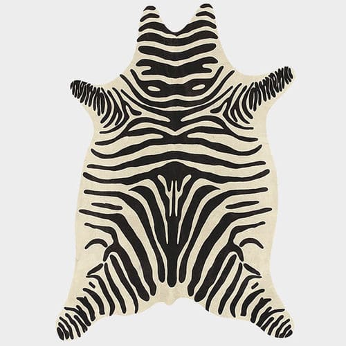 Contemporary rug - COW 05 - TISCA ITALIA - animal motif / leather / cowhide