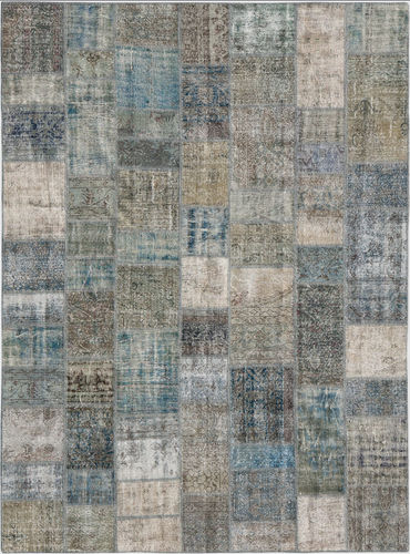 Contemporary rug - MADDA PATCH 1981 - TISCA ITALIA - patchwork / wool / rectangular